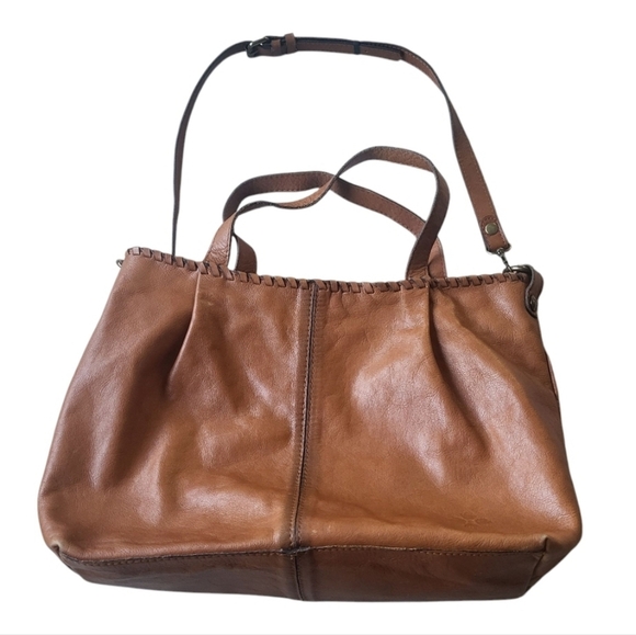 Patricia Nash Handbags - Patrica Nash Brown Leather Handbag With Top Handle or Shoulder Strap